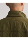 GANT, QUILTED WINDCHEATER JAKKE I GRØN