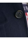 GANT, HÅNDSYET ULD OVERSHIRT I MØRKEBLÅ