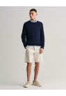 Gant, Strik, Bomuld-Hør, Navy 