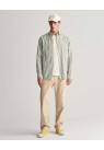 Gant, Skjorte, Cotton-Linen, Green Stripe
