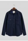 Gant, Overshirt, Wool Blend Overshirt, Navy