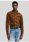 Gant, Skjorte, Corduroy Shirt, Cacao Brown 