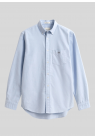 Gant, Skjorte, Regular Classic Oxford Shirt, Light Blue 