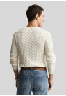 Gant, Strik, Cotton Cable Sweater, Cream 