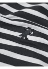 LIBERTINE, LONG SLEEVE T-SHIRT I GRÅ STRIPE