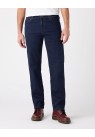 WRANGLER, TEXAS STRECH JEANS I MØRK BLÅ