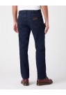 WRANGLER, TEXAS STRECH JEANS I MØRK BLÅ