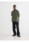 WOODBID, BAINE TRAIN T-SHIRT I GRØN 