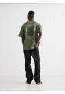 WOODBID, BAINE TRAIN T-SHIRT I GRØN 