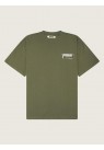WOODBID, BAINE TRAIN T-SHIRT I GRØN 