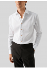 Eton, Skjorte, Slim Signature Twill Effect, White 